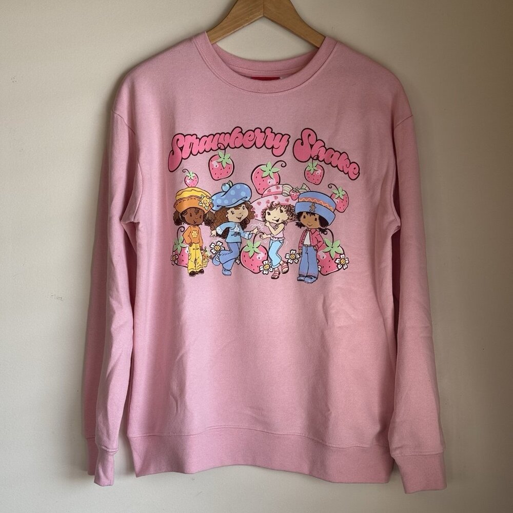 Wild Brain Strawberry Shortcake Strawberry Shake Pink MEDIUM New